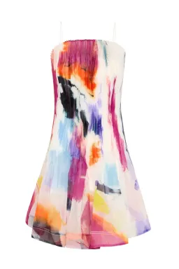 Aje Celestial Pleated Mini Dress Multi Size 8 / S for rent on The Volte - image 4