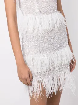 Rachel Gilbert Frenchy Mini Dress Ivory Size 1 / AU 8  for rent on The Volte - image 4