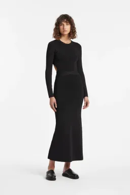 Sir the Label Georges Open Back Maxi Dress Black Size 6 for rent on The Volte - image 1