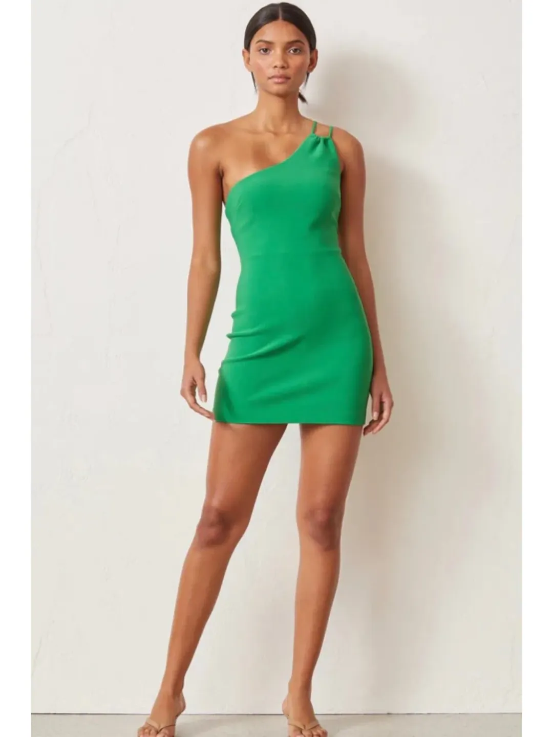Bec & Bridge Emerald Avenue Mini Dress Green Size AU 6 for rent on The Volte - main image