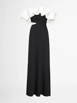 Sheike Margot Maxi Dress Black/White Size 8 for rent on The Volte - image 4