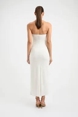 Kookai Milan Ivy Slip Dress Ivory Size 36/AU 8 for rent on The Volte - image 3