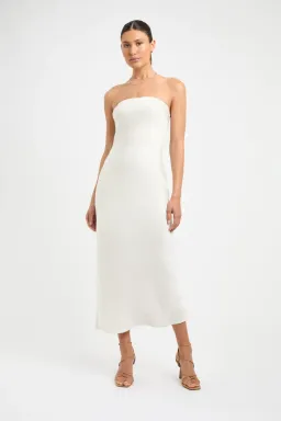 Kookai Milan Ivy Slip Dress Ivory Size 36/AU 8 for rent on The Volte - image 1