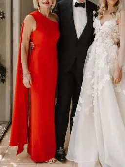 Carla Zampatti Homage To Carla Gown Red Size AU 8 for rent on The Volte - image 3