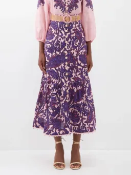 ZIMMERMANN Tiggy Billow Blouse & the Tiggy Frill Hem Midi Skirt (4/AU16) for rent on The Volte - image 8