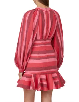 Acler Ellen Mini Dress Pink Size 6 for rent on The Volte - image 3