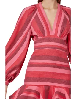 Acler Ellen Mini Dress Pink Size 6 for rent on The Volte - image 4