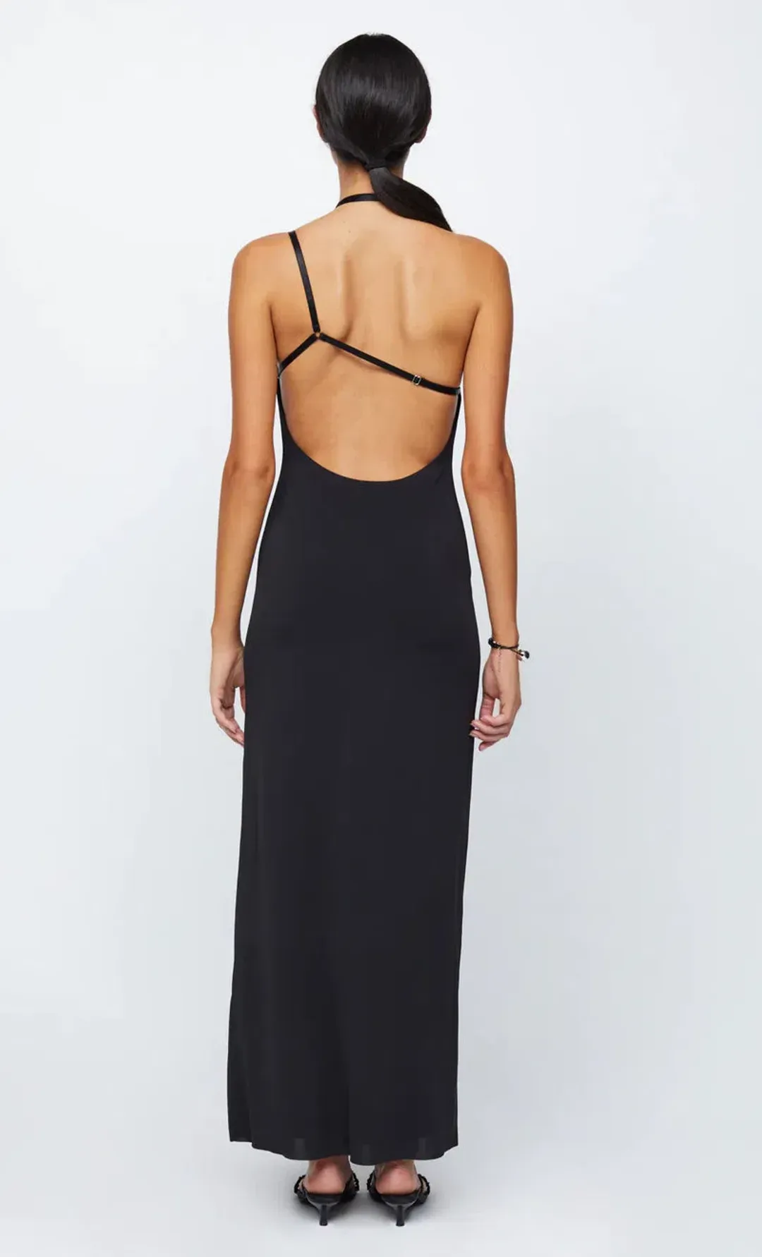 Bec & Bridge Zadie Asym Maxi Dress Black Size 6 / XS  for rent on The Volte - main image