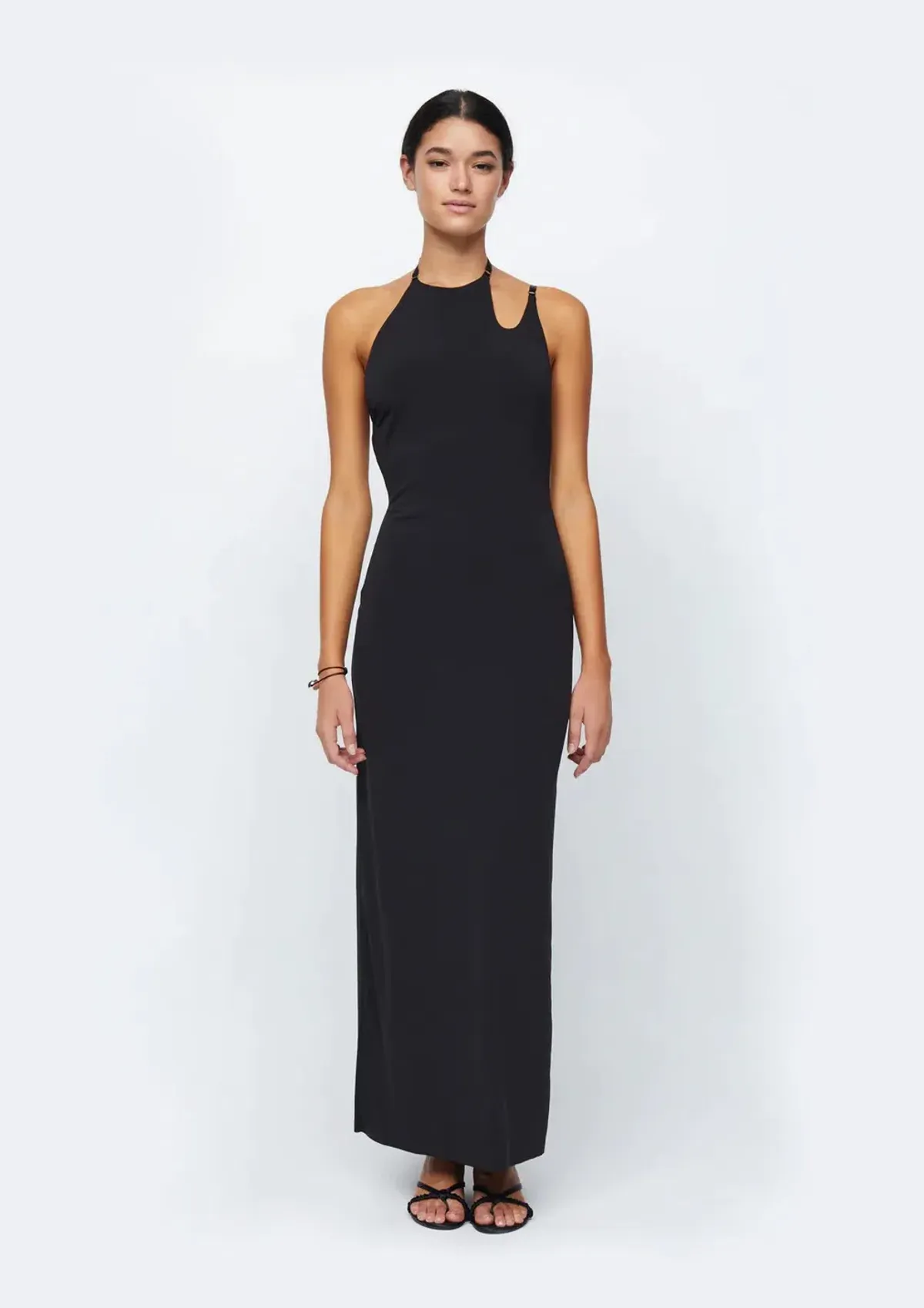 Bec & Bridge Zadie Asym Maxi Dress Black Size 6 / XS  for rent on The Volte - main image