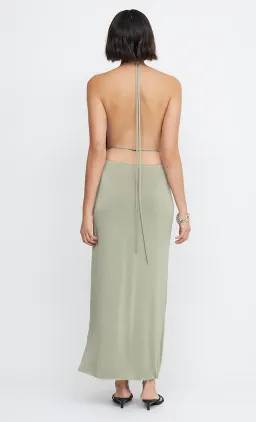 Bec & Bridge Ariel Halter Maxi Dress Green Size 8 for rent on The Volte - image 3