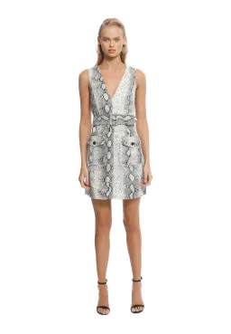 Zimmermann Corsage Safari Dress Animal Print Size 1 / Au 10 for rent on The Volte - image 1