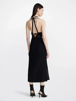 Dion Lee Crochet Tie Butterfly Dress Black Size 10 for rent on The Volte - image 3