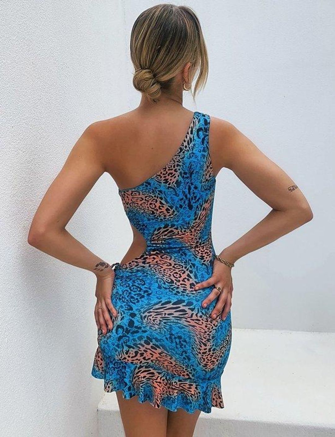 I. AM. GIA Cyrene Dress Print Size XXS for rent on The Volte - main image