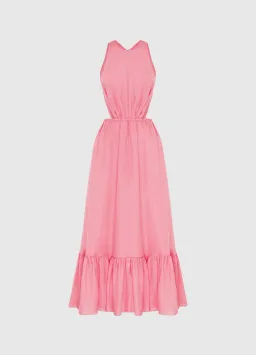 Leo Lin Flamingo Cut Out Dress Pink Size 10 for rent on The Volte - image 2