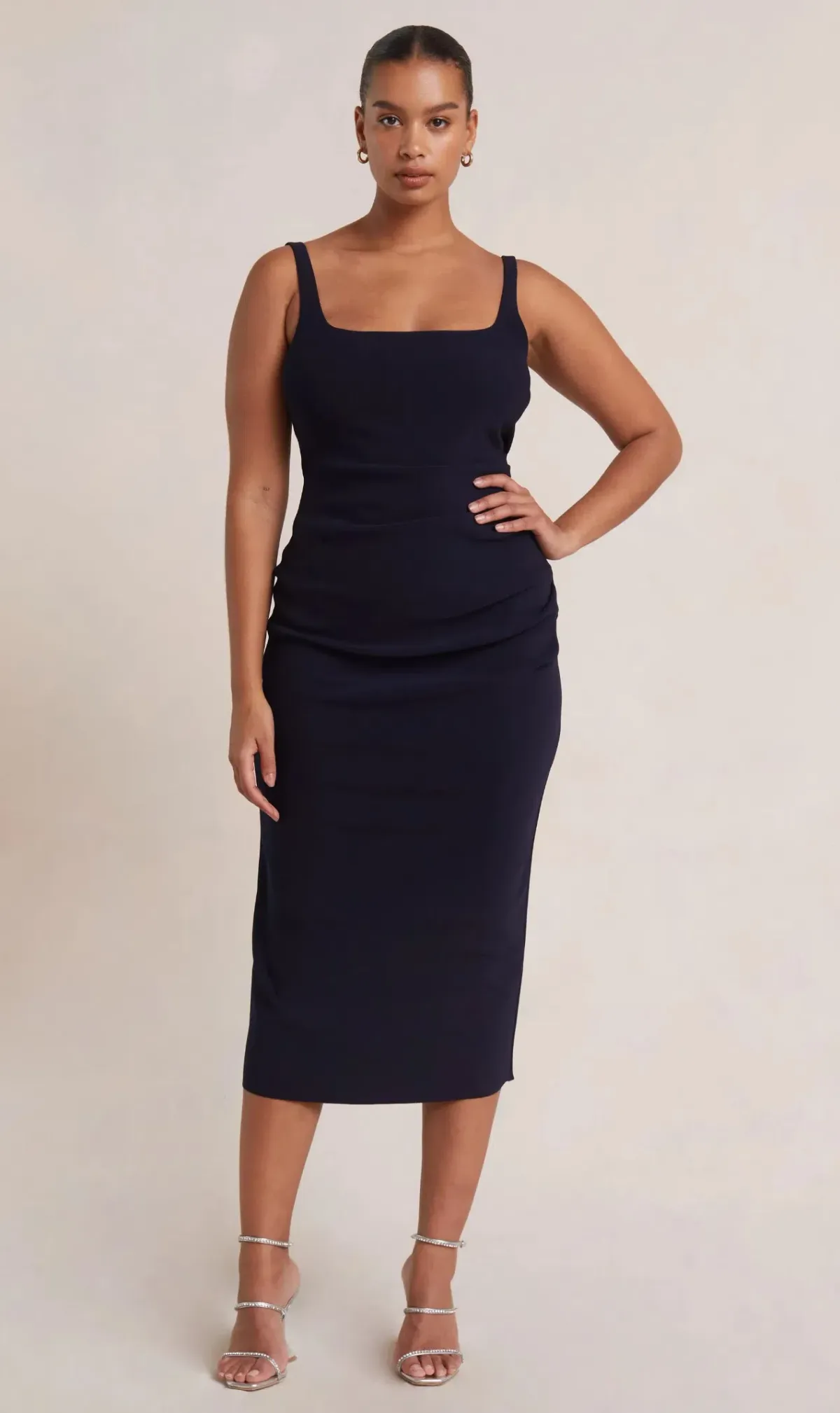 Bec & Bridge Be Mine Square Neck Dress Black Size 18 for rent on The Volte - main image