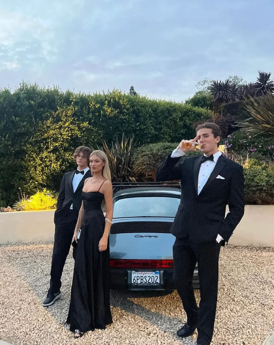 House of CB Anabella Lace Up Corset Maxi Dress in Black Size S /AU 8 for rent on The Volte - main image