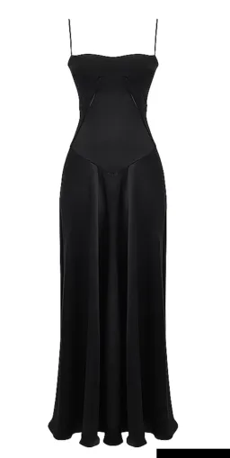 House of CB Anabella Lace Up Corset Maxi Dress in Black Size S /AU 8 for rent on The Volte - image 4