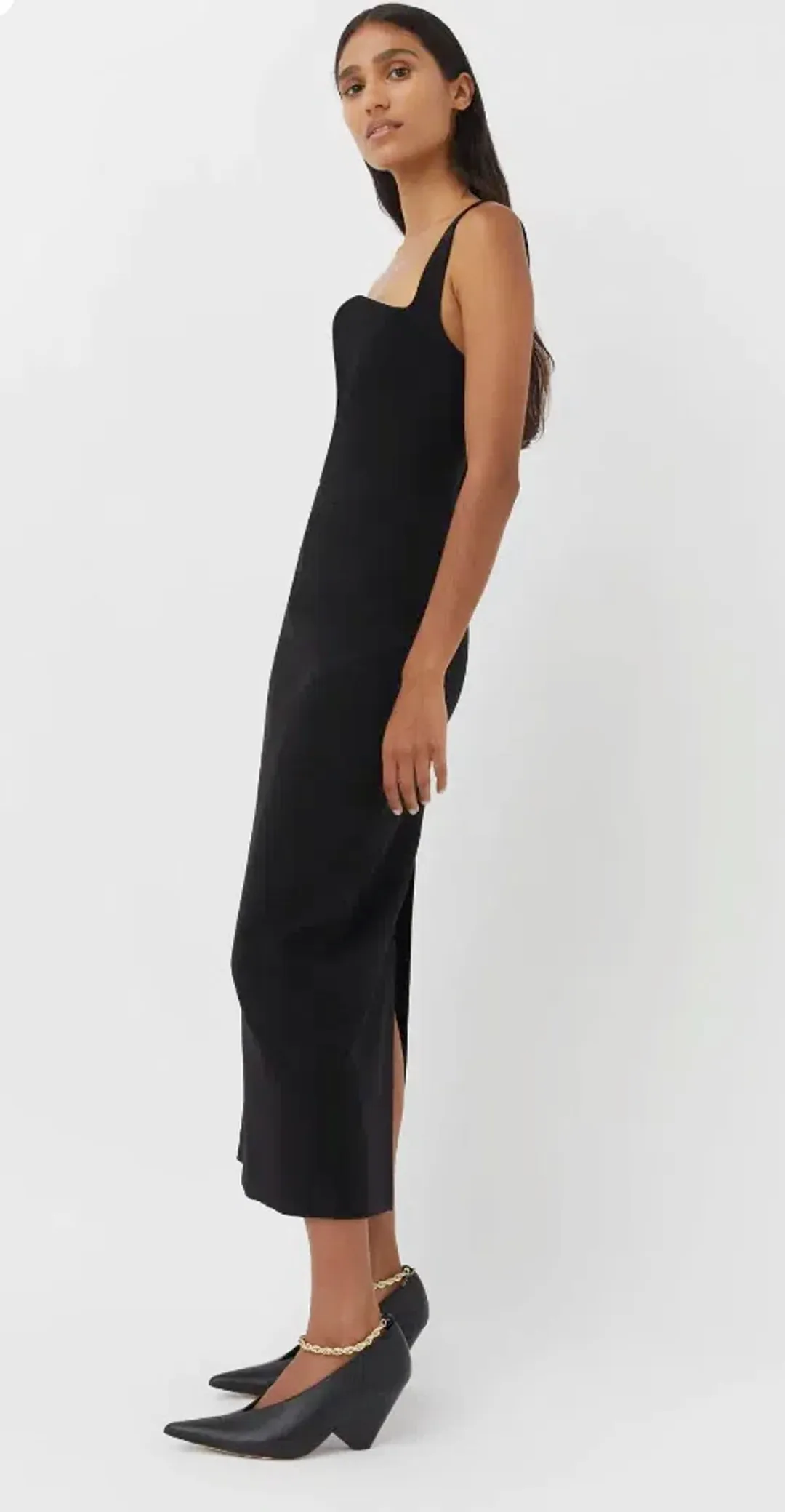 Camilla & Marc Brixton Midi Dress Black Size 10 for rent on The Volte - main image