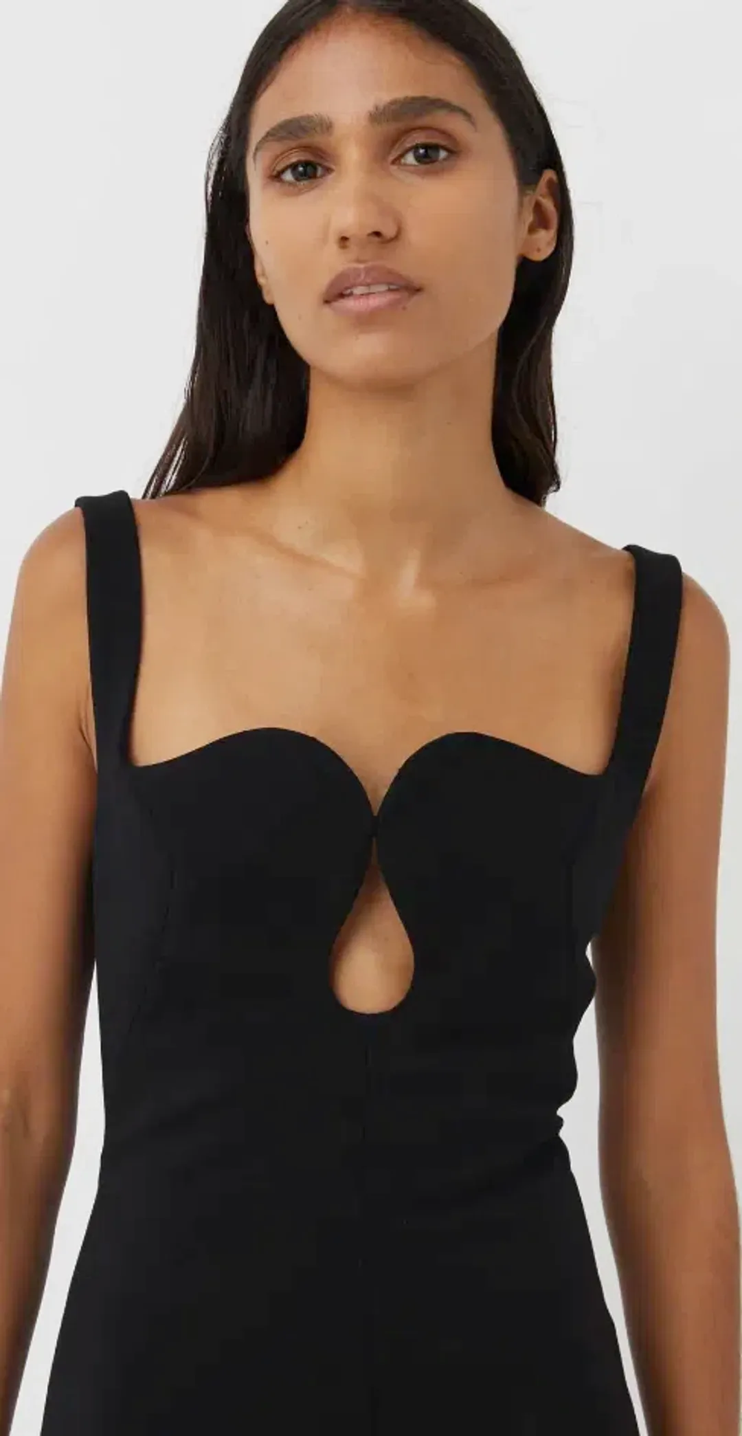 Camilla & Marc Brixton Midi Dress Black Size 10 for rent on The Volte - main image