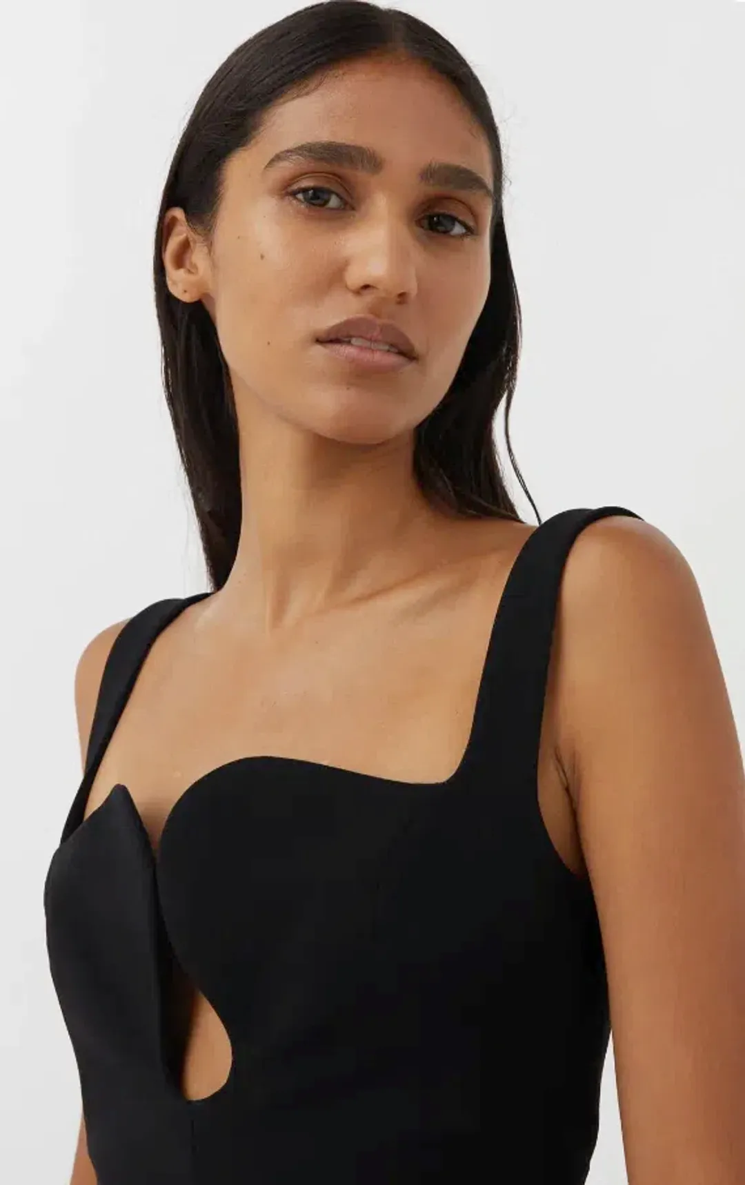 Camilla & Marc Brixton Midi Dress Black Size 10 for rent on The Volte - main image