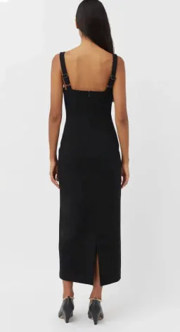 Camilla & Marc Brixton Midi Dress Black Size 10 for rent on The Volte - image 3