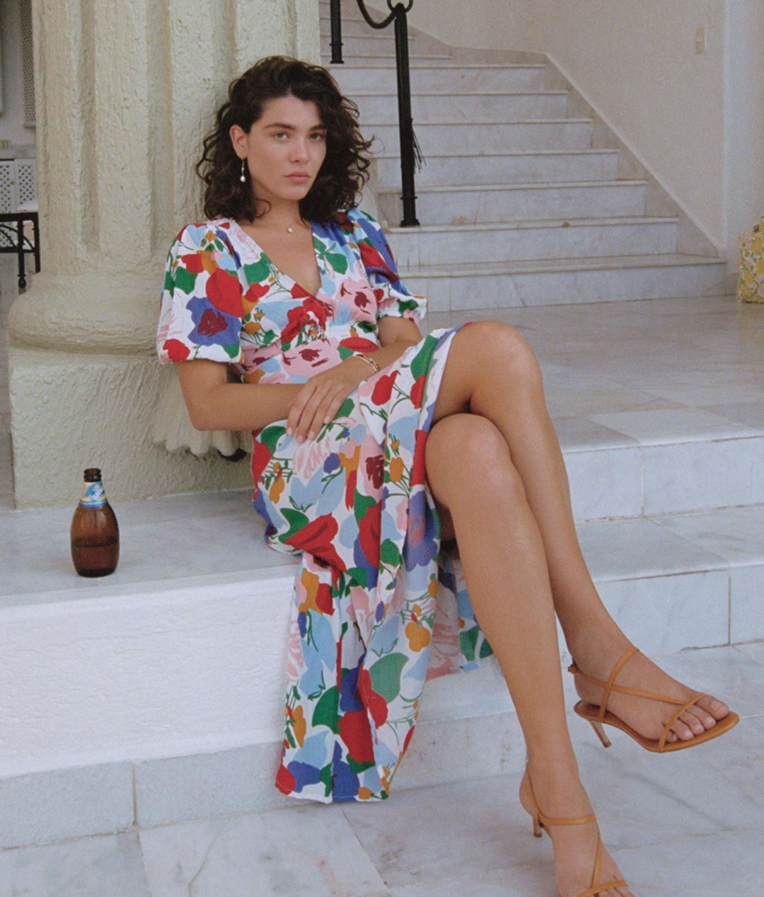 Faithful the Brand The Iris Dress Midi size 8 for rent on The Volte - main image