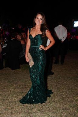Elle Zeitoune HARRIS EMERALD GREEN GOWN for rent on The Volte - image 1