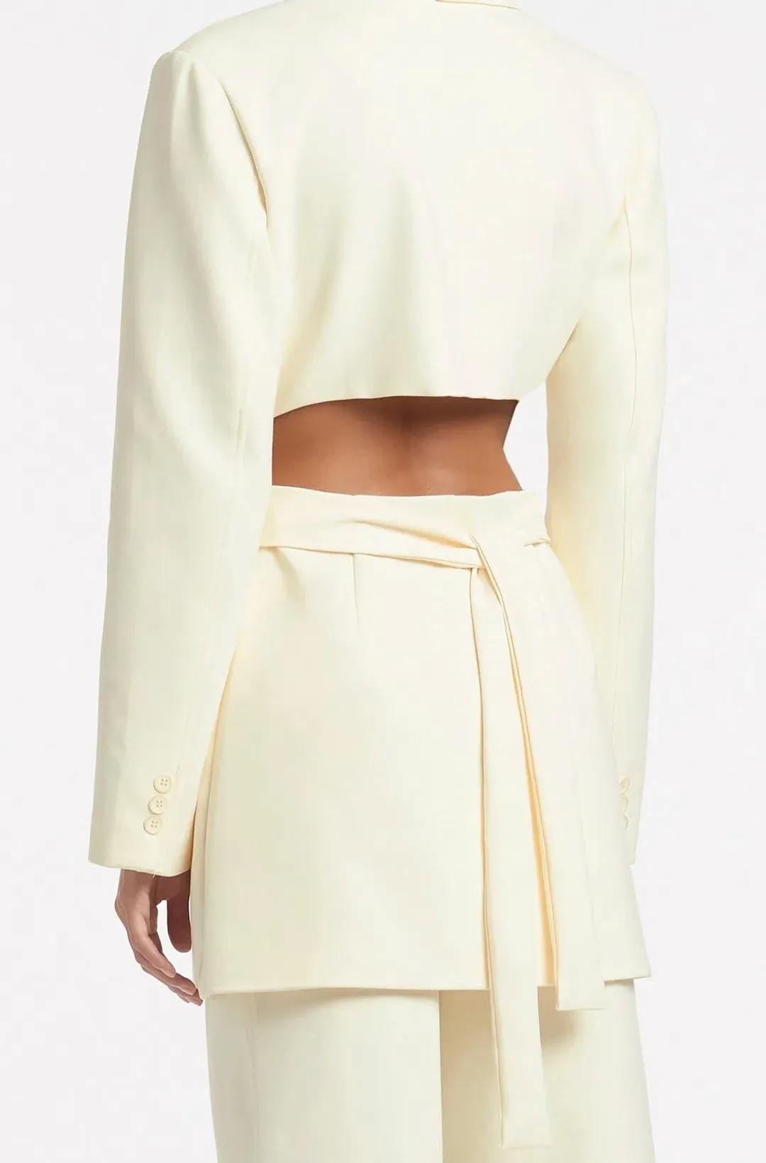 Sir The Label Marco Tailored Mini Dress Lemon Size 2 / Au 10  for rent on The Volte - main image