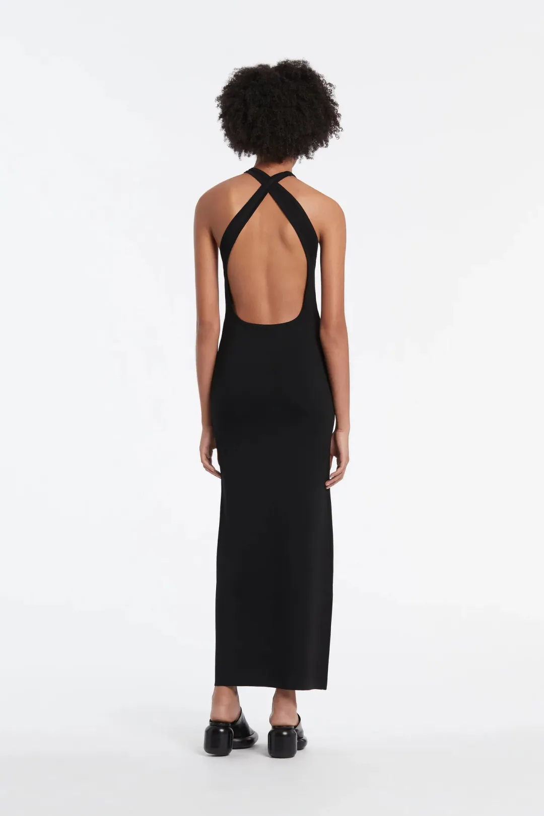 Sir The Label Aude Open Back Dress Black Size 1 / AU 8 for rent on The Volte - main image