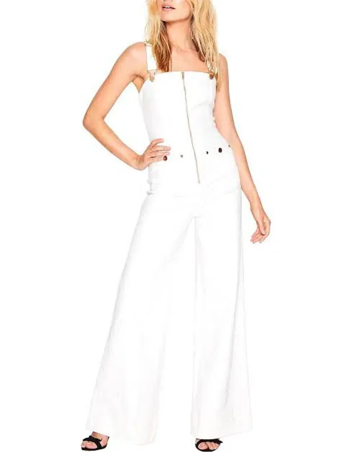 Alice McCall Quincy Jumpsuit Overalls White Size AU 10 for rent on The Volte - main image