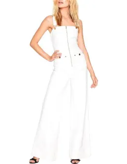 Alice McCall Quincy Jumpsuit Overalls White Size AU 10 for rent on The Volte - image 1