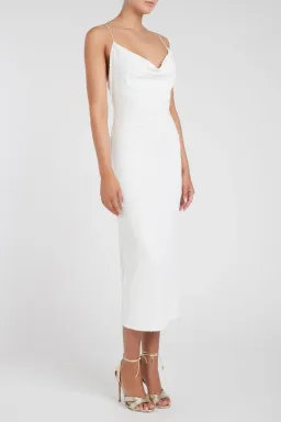 Rebecca Vallance Sylvie Midi Dress White Size AU 6 for rent on The Volte - image 1