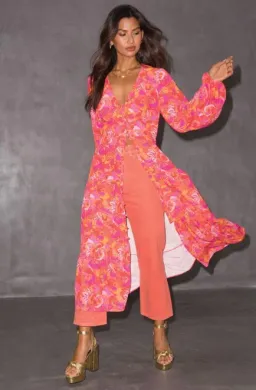 Never Fully Dressed Vibrant Floral Violet Dress Multi-colored Size AU 10 for rent on The Volte - image 3