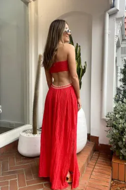 D'Artemide Chloe Dress Red Size 6-12 for rent on The Volte - image 2