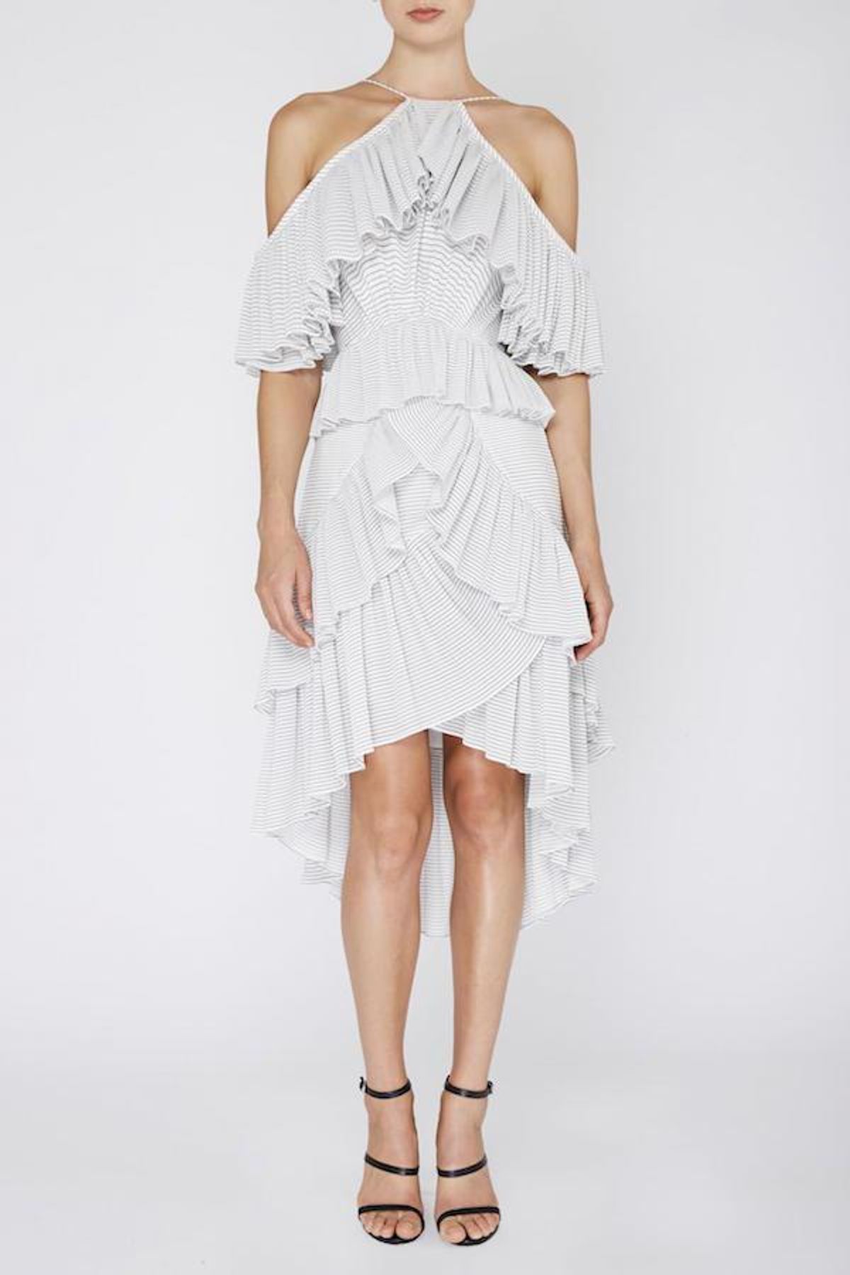 Acler Keppel Pleat Dress size 8 for rent on The Volte - main image