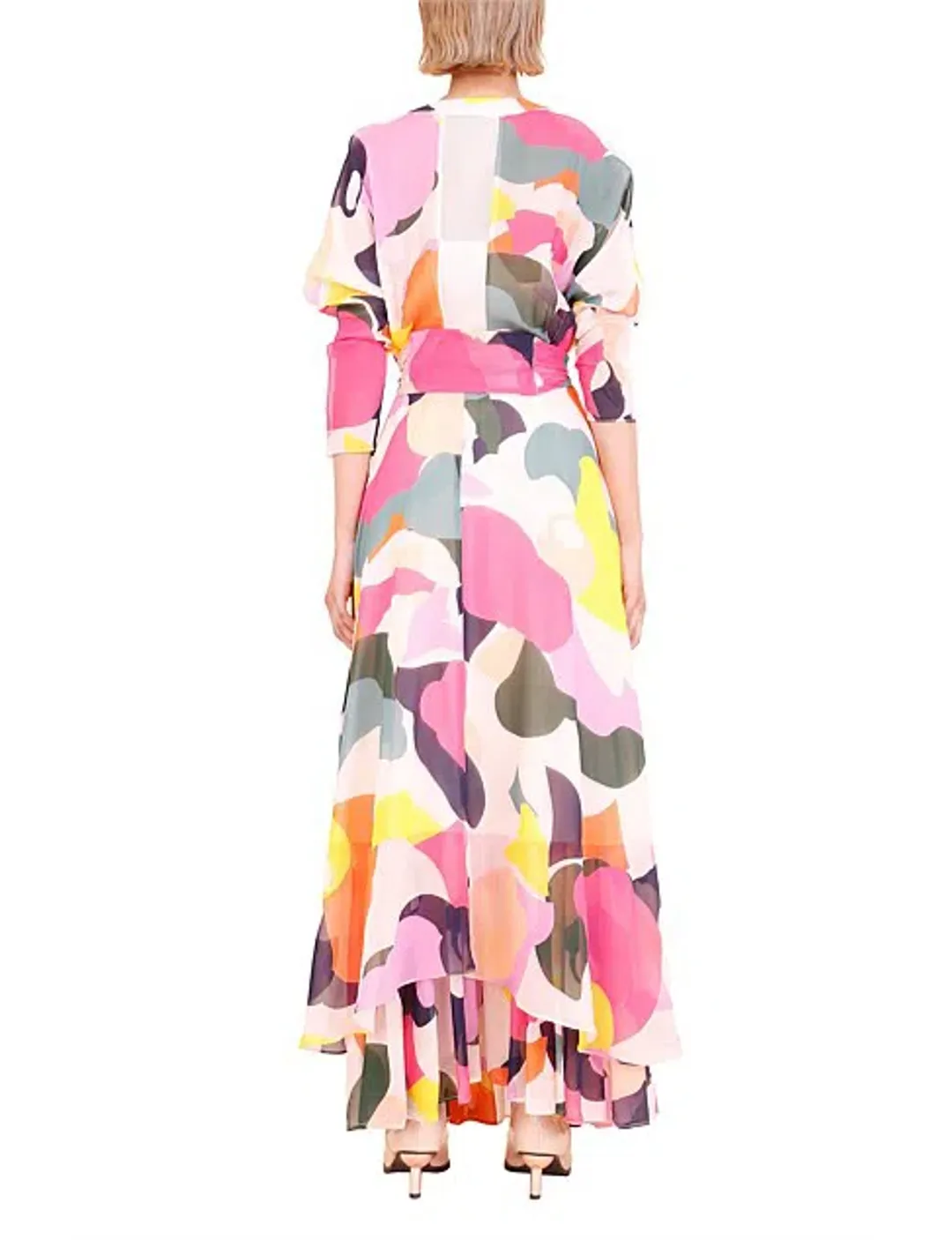 Ginger & Smart Colourful Dress Multi Size 10 for rent on The Volte - main image