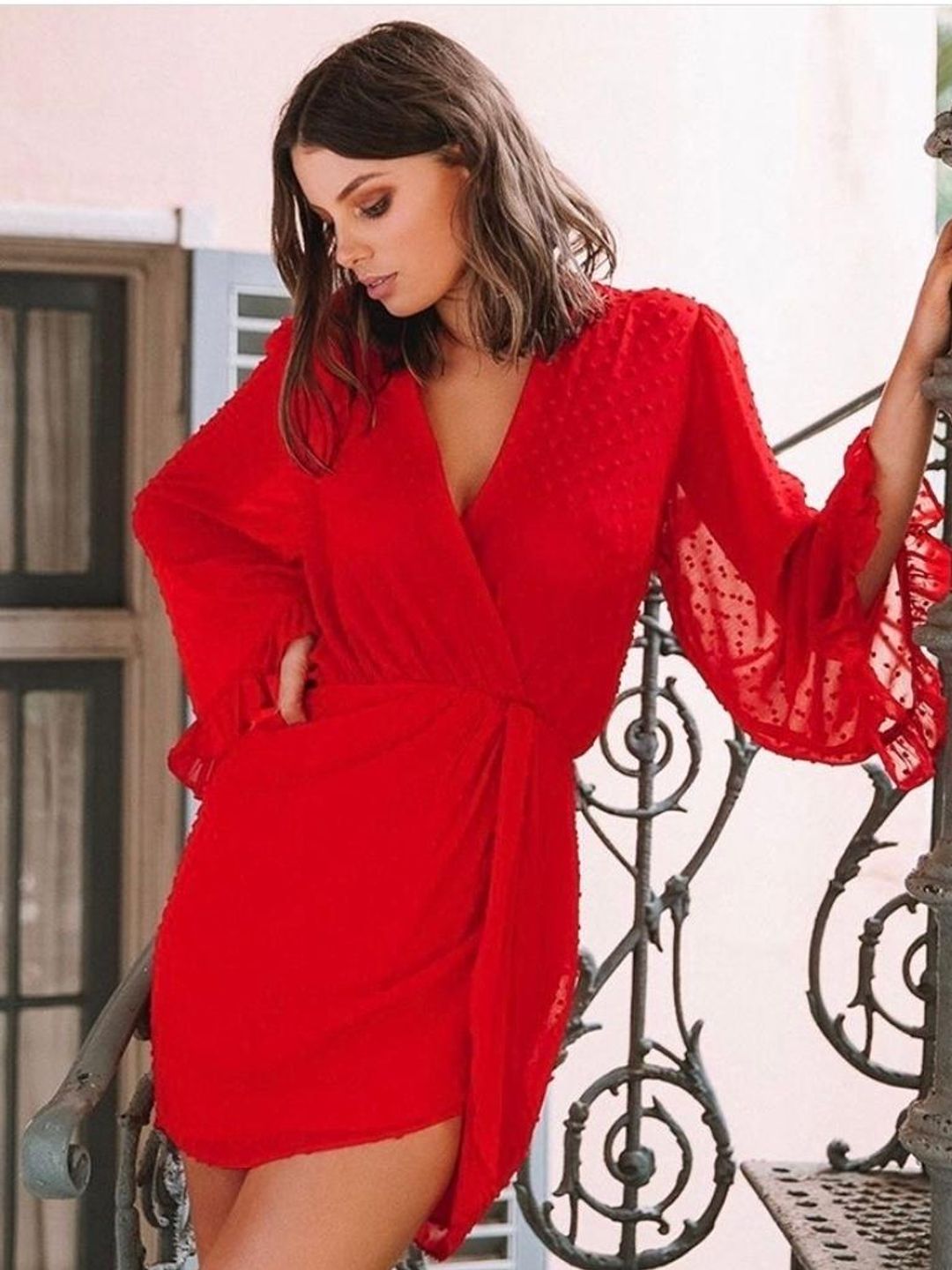 Sheike Blaze Bobby Dress red size 6 for rent on The Volte - main image
