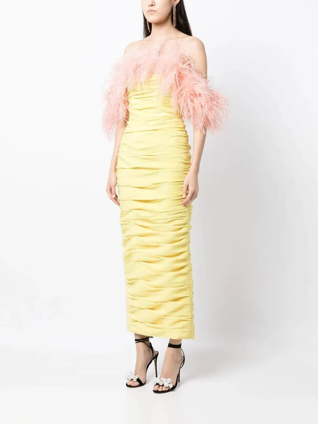 Rachel Gilbert Zion Dress Lemon Size 2 / AU 10 for rent on The Volte - main image