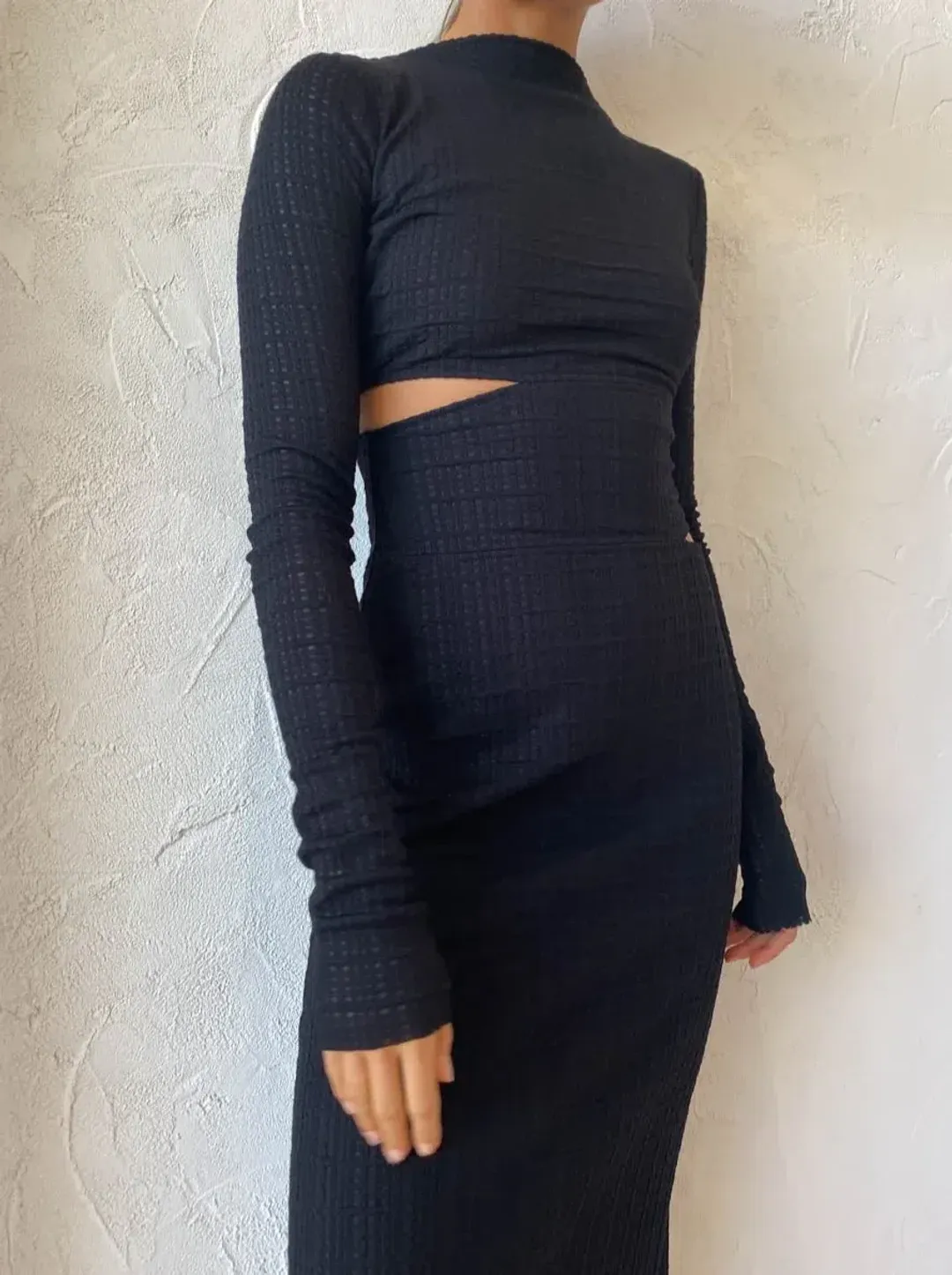Camilla and Marc Ellsworth Midi Dress Black Size 6 for rent on The Volte - main image