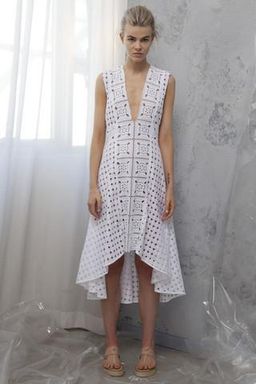 Shakuhachi Diamond Debby Deep V Dress for rent on The Volte - image 1