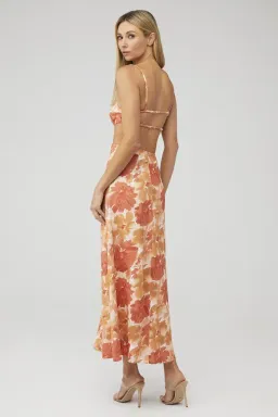 Significant Other Maeve Maxi Dress Scarlet Poppy Floral Size 6 for rent on The Volte - image 2