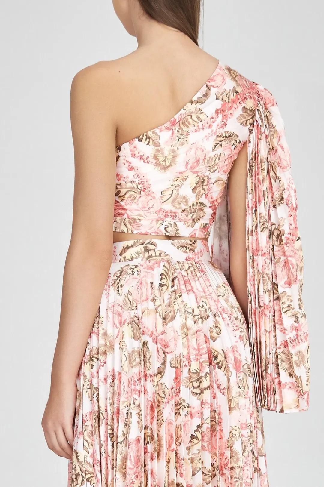 Significant Other Simone Top & Skirt Set Pink Sangria Floral Size 10 for rent on The Volte - main image