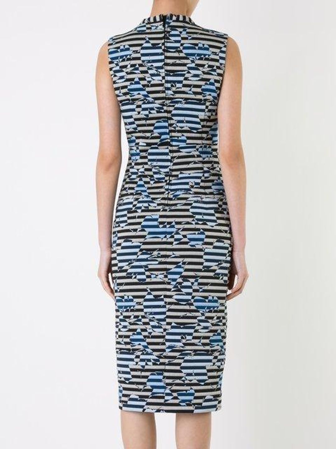 Scanlan Theodore striped floral weave dress for rent on The Volte - main image