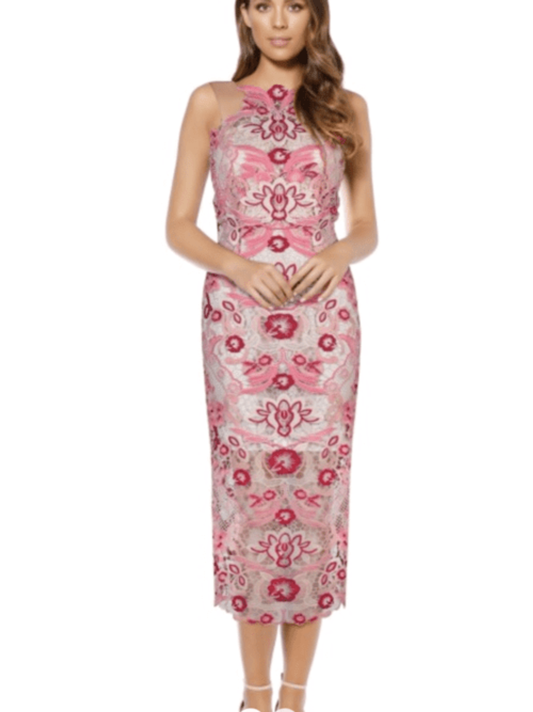 Thurley Peony Midi Dress size 12 for rent on The Volte - main image