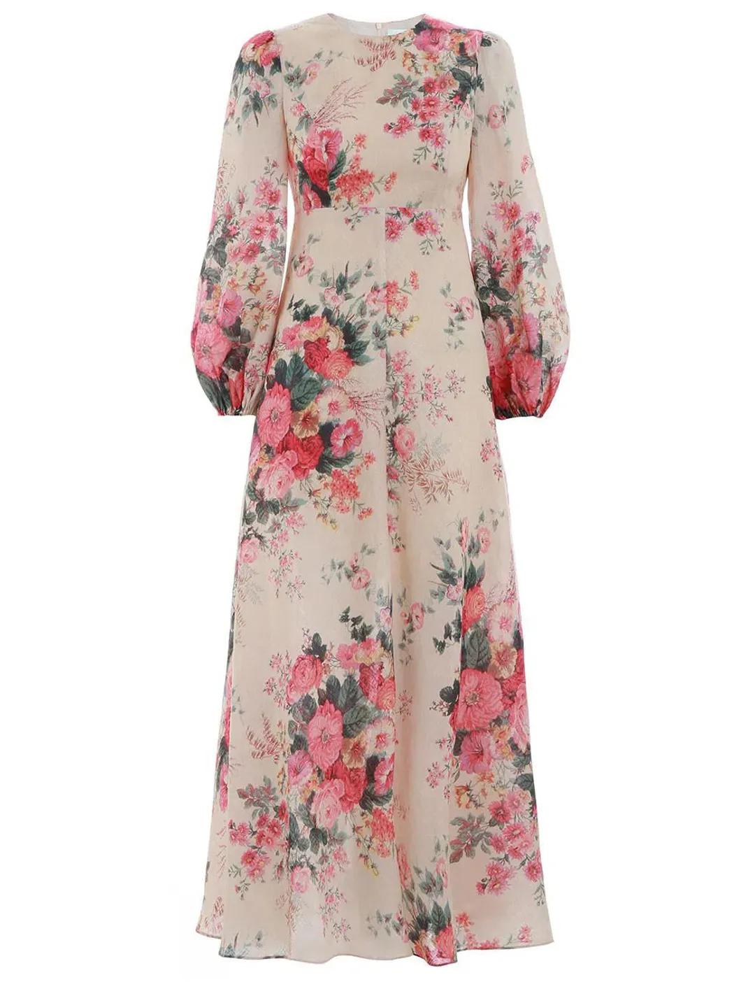 Zimmermann Laelia Linen Maxi Dress Floral Size 6 for rent on The Volte - main image