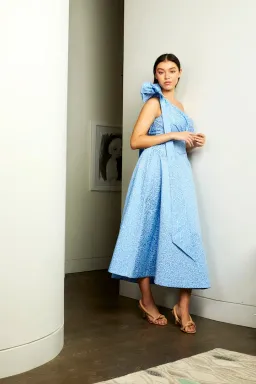 Rachel Gilbert - Emiliano Dress Blue - Size 4 / AU 14  (fits 12 best) for rent on The Volte - image 1