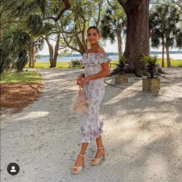 V. Chapman - The Lilac Dress in Floral - Size AU 8 for rent on The Volte - image 4