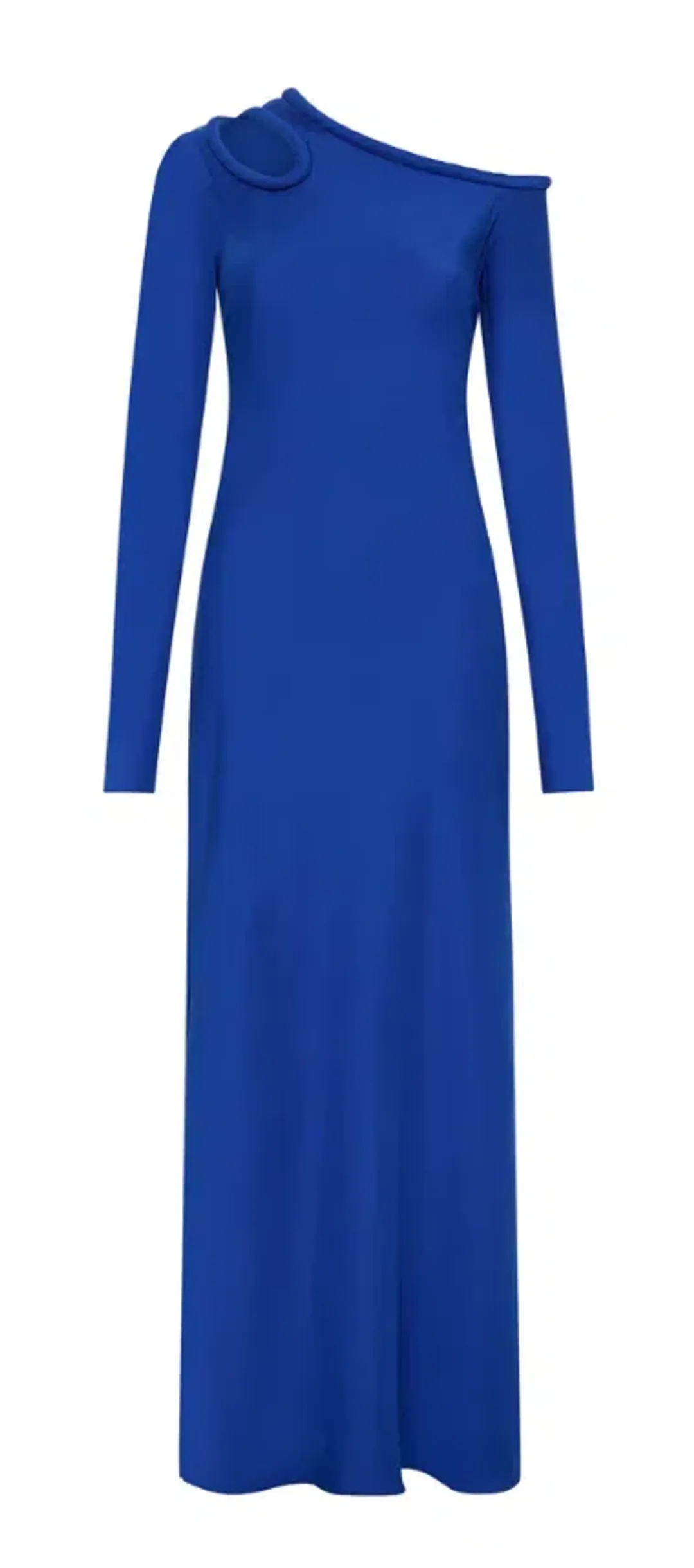 Bianca Spender Vivian Satin Dress Cobalt Size 2 / Au 10 for rent on The Volte - main image