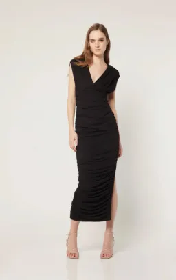 Elliatt Lori Midi Dress Black Size XS / Au 6 for rent on The Volte - image 1
