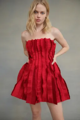 Aje Hybrid Mini Dress Red Size  for rent on The Volte - image 6